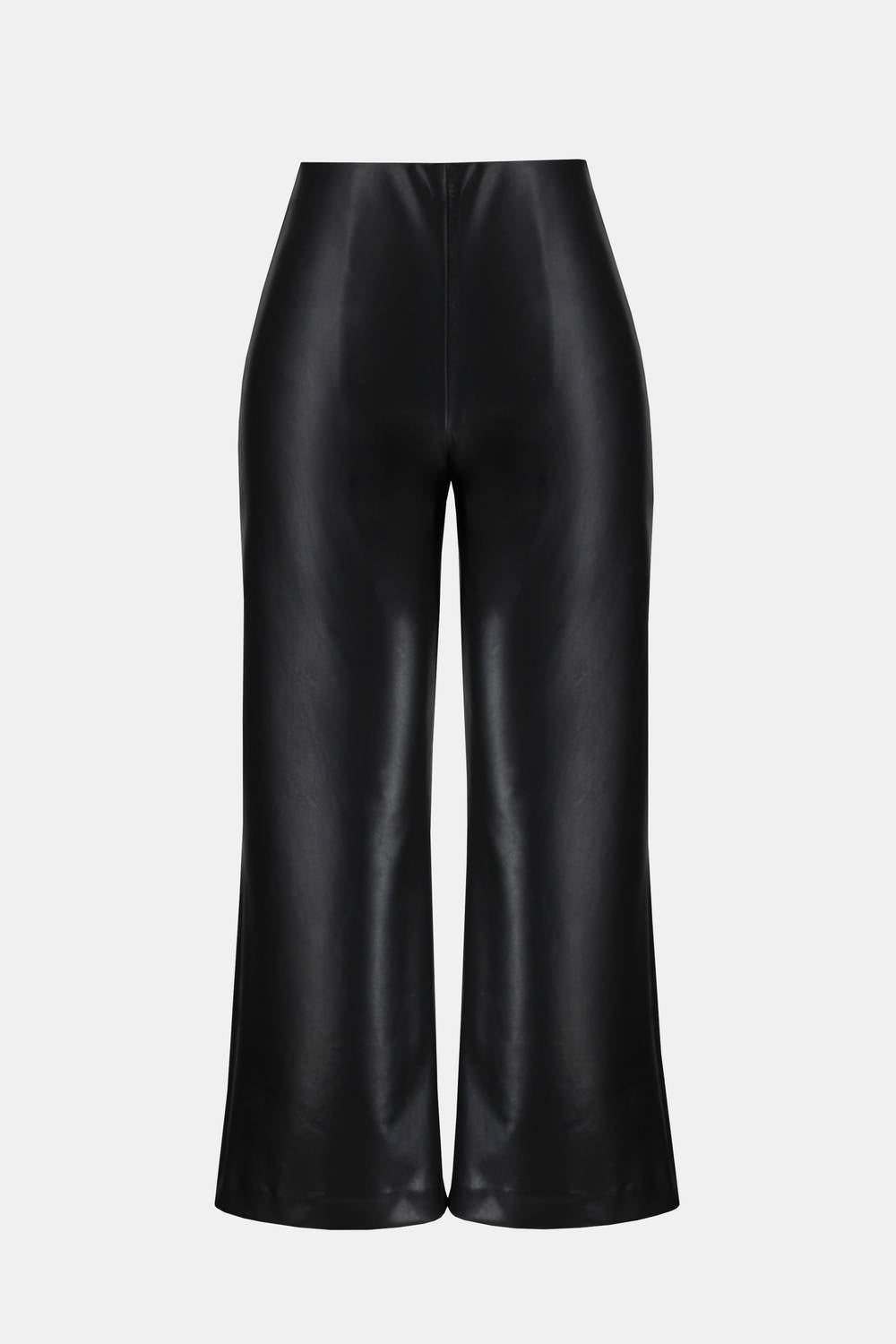 Joseph Ribkoff - Leatherette Pull On Culotte Pants