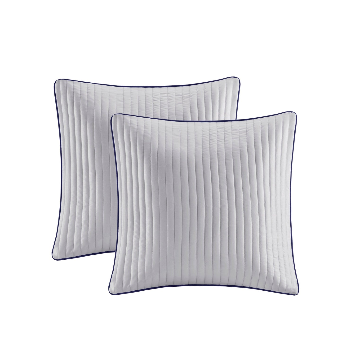 12 Piece Comforter Set with Cotton Bed Sheets Navy Cal King