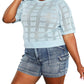 Double Take - Chic Ribbed Round Neck Knit Top