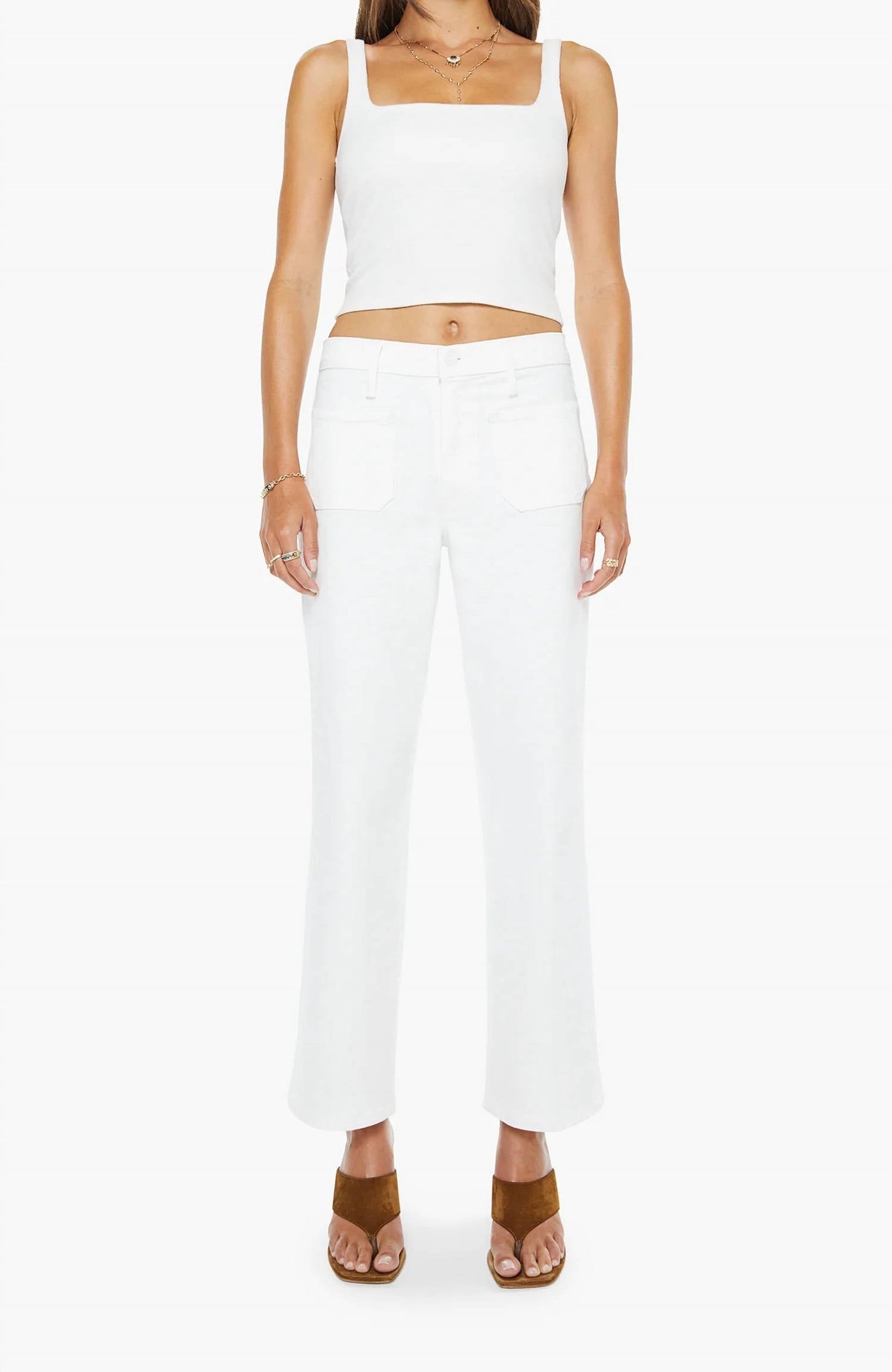Mother - Patch Pocket Mid Rise Maven Jeans