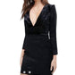 Free People - Naomi Padded Shoulder Velvet Mini