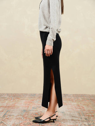 27 Miles Malibu - Betsi Rib Knit Pencil Skirt