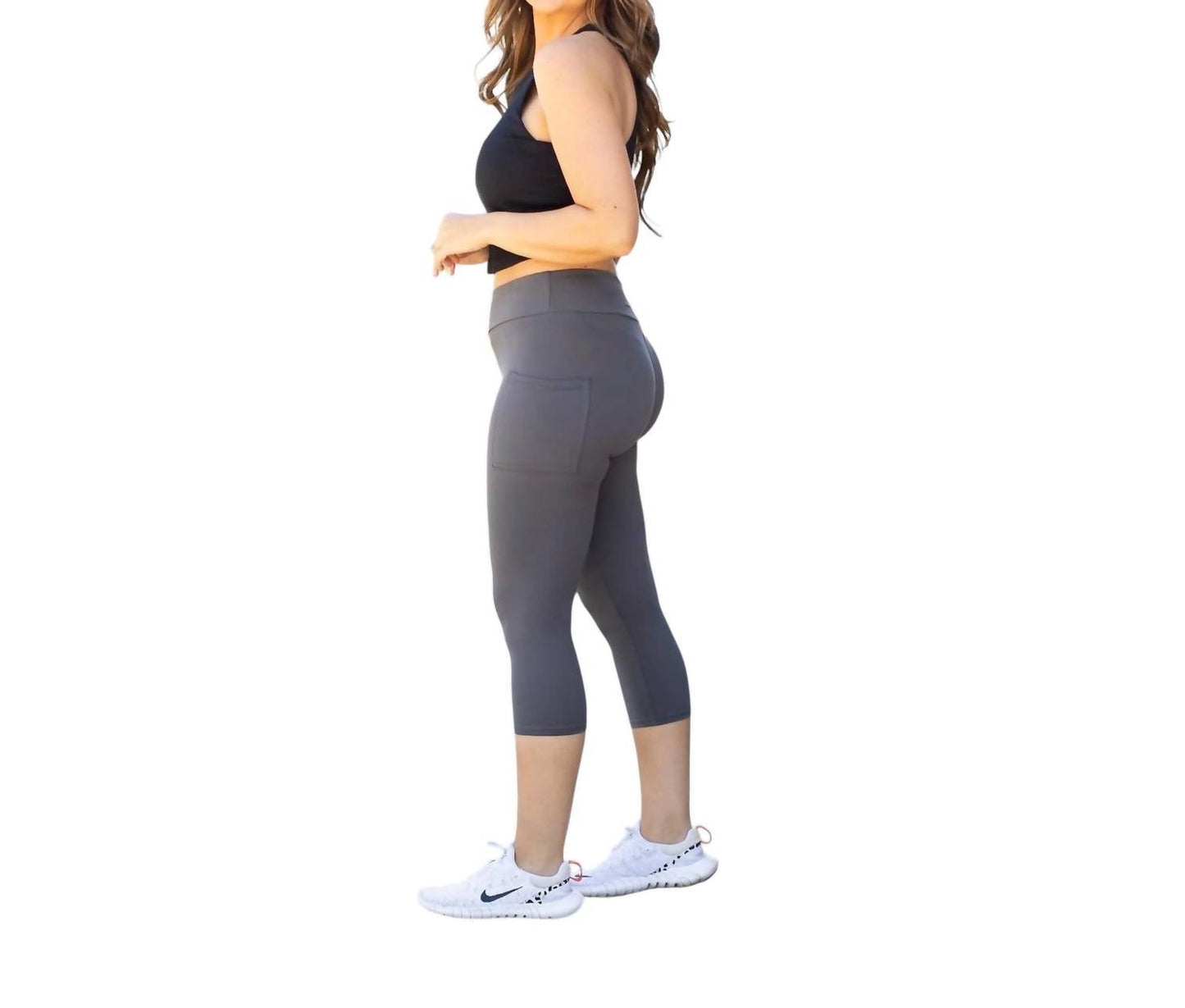 Julia Rose - Capri Leggings With Pockets