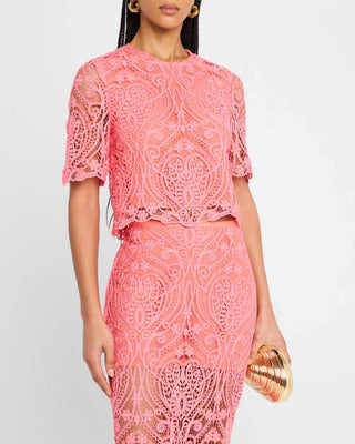 Le Superbe - Lace Short Sleeve Tee