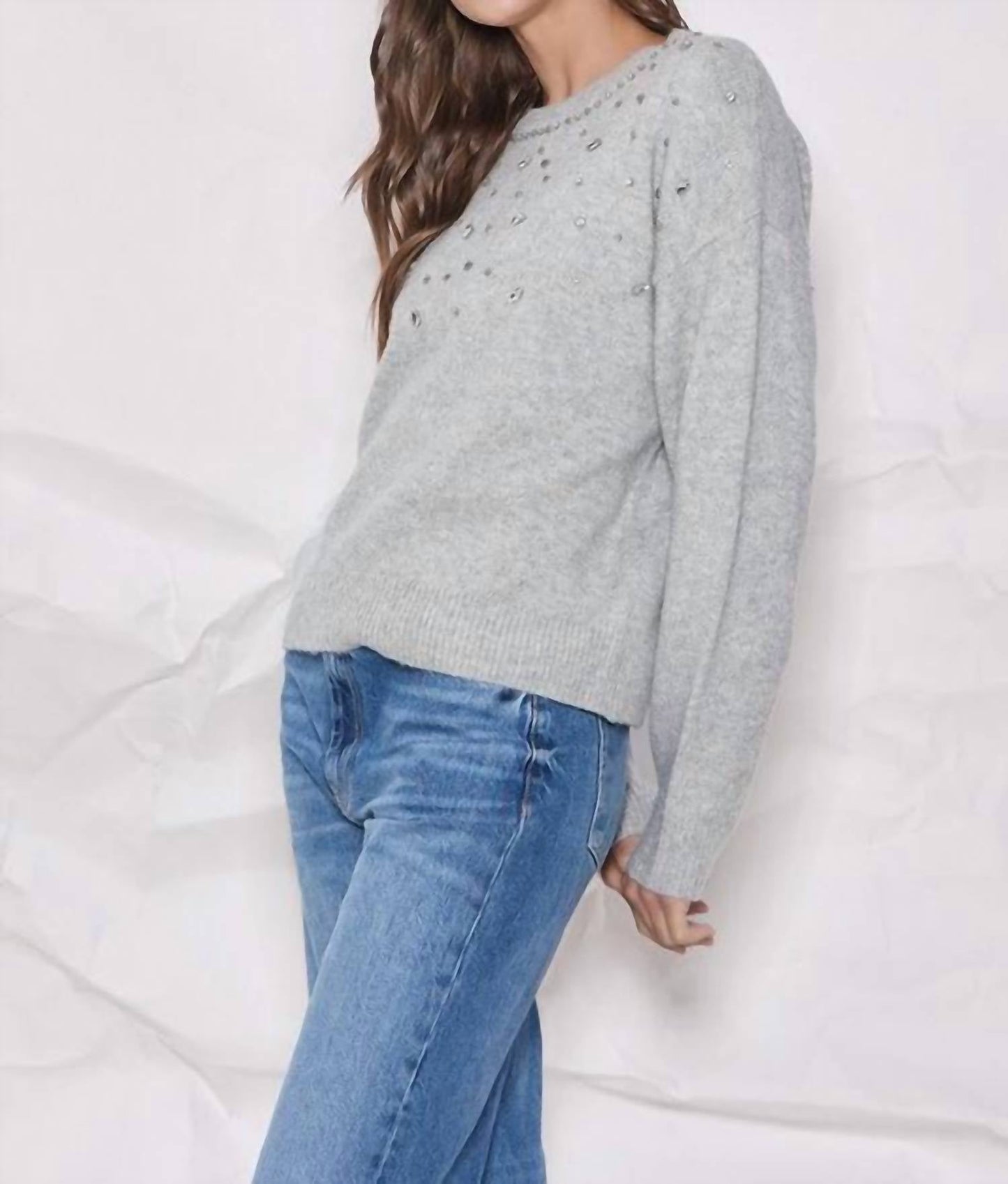 Able - Rhinestone Sweater