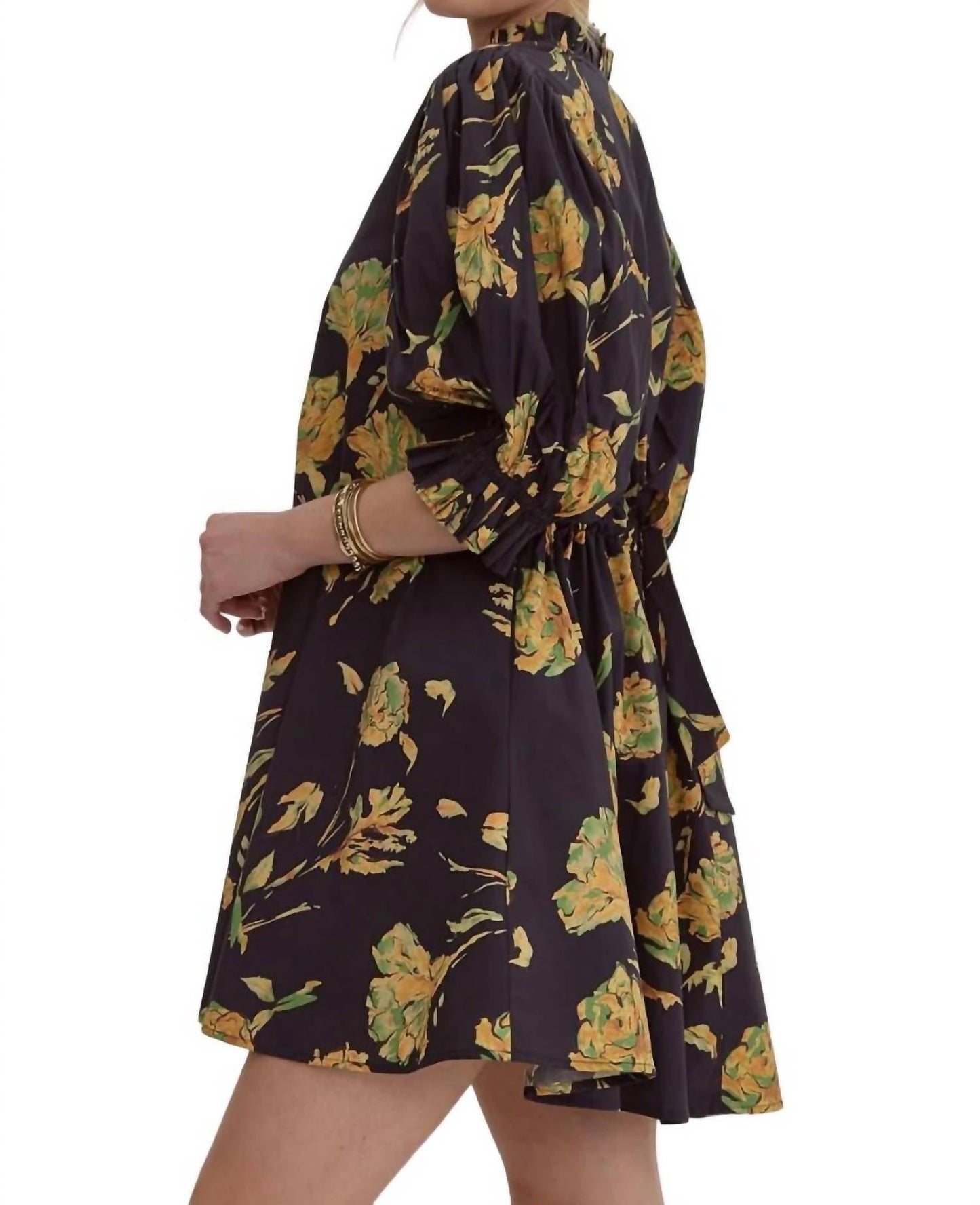 Entro - Floral Shirt Dress