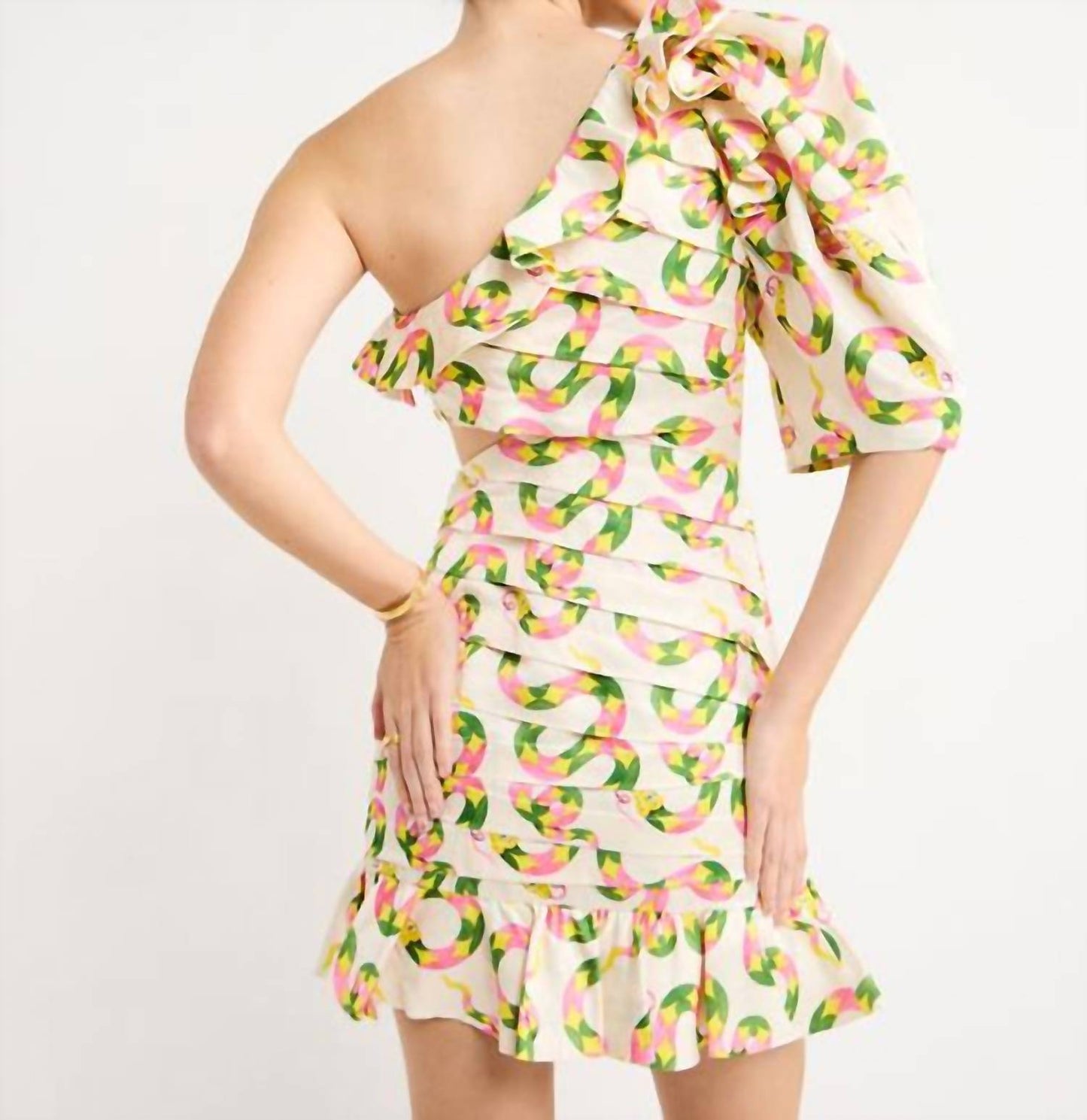 Alemais - Seeker One Shoulder Mini Dress