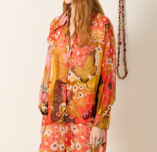 Alix Of Bohemia - Emery Marigold Meadow Shirt