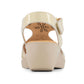 Andrea - Women's Wedge Leather Sandals