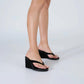 Tony Bianco - Women's Avanti Suede Wedge Thong Sandals