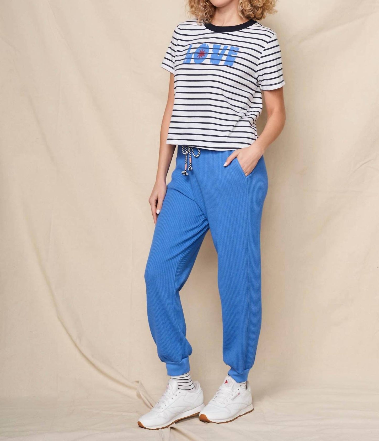 Sundry - Boxy Crew Ringer Tee