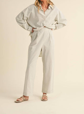 Klesis - Ali Long Oversized Shirt & Pants Set