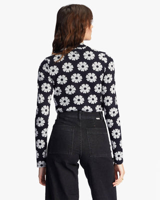 Billabong - Blusa de malha manga comprida Daisy Days