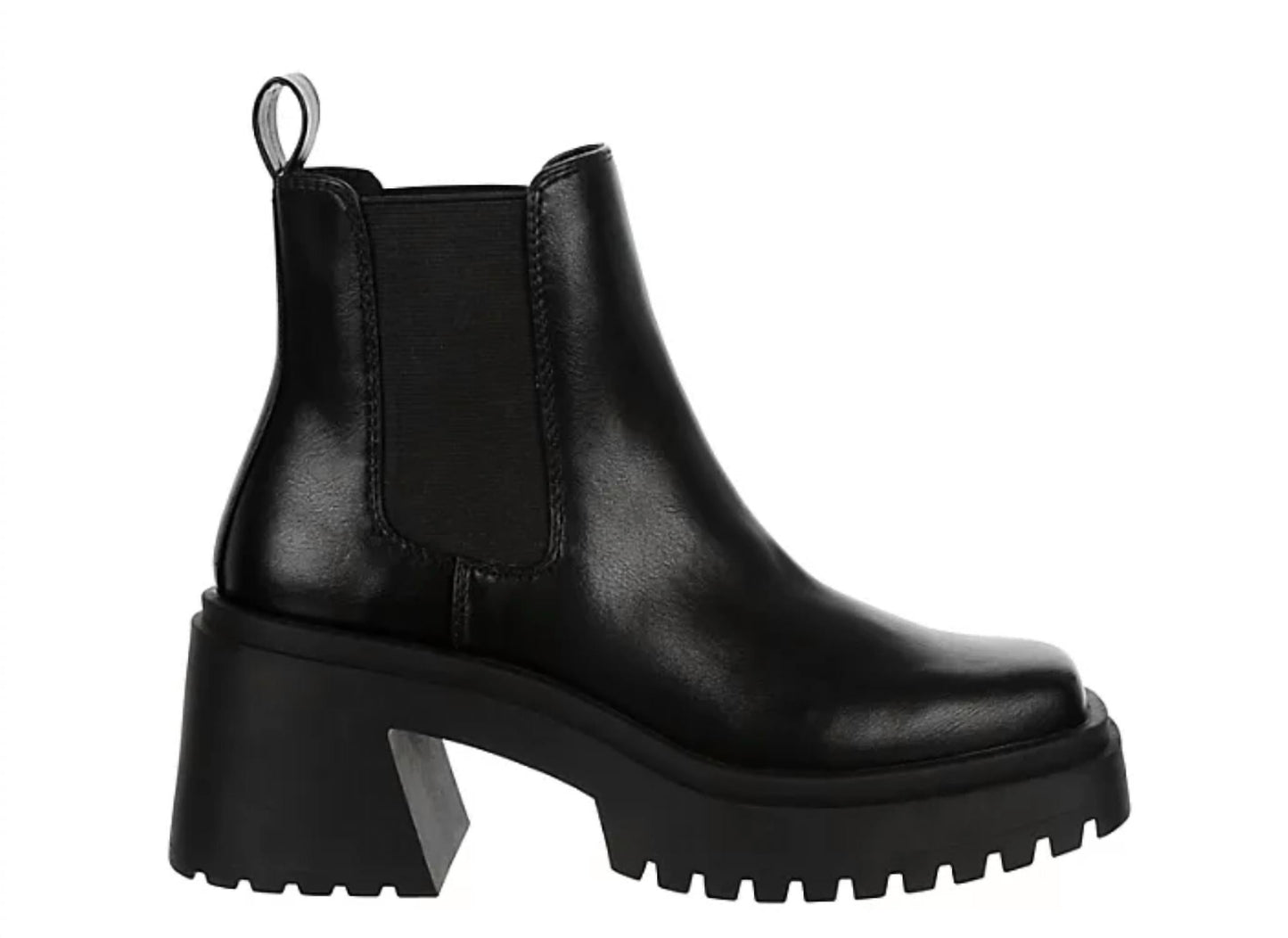 Steve Madden - Women's Square Toe Chunky Ankle Boot
