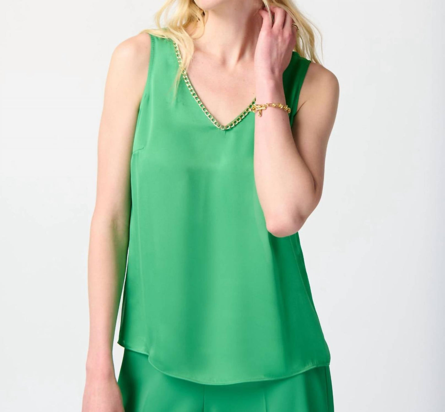 Joseph Ribkoff - Satin Cami with Chain Detail