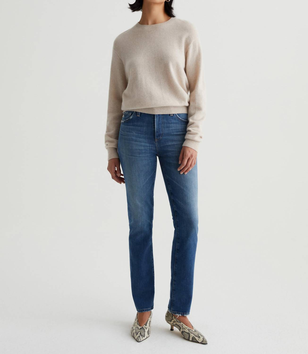 Ag Jeans - Mari High Slim Straight Jeans