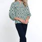 Multiples - SMOCKED WOVEN TOP