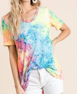 Bibi - Blusa Tie Dye Neon