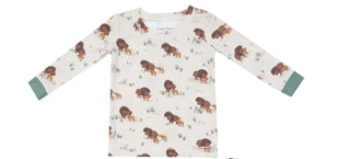 Angel Dear - Kid's Bison Families Loungewear Set