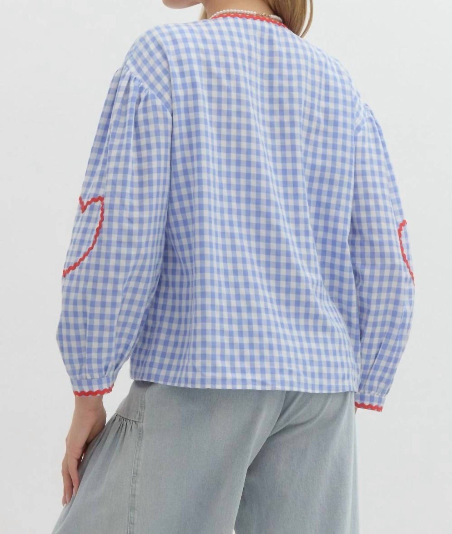 Entro - Ann Gingham Top