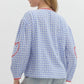 Entro - Ann Gingham Top