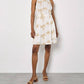 Apricot - Embroidered Palm Tree Dress