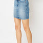 Judy Blue - Work It Tummy Control Denim Skirt