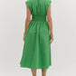 Entro - Smocked Waist Midi Dress
