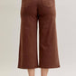 Judy Blue - Mid Rise Wide Crop Garment Dyed Utility Pocket Jeans