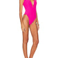 Seafolly - Coco Beach Terry Capsleeve V Wireone Piece Swimsuit