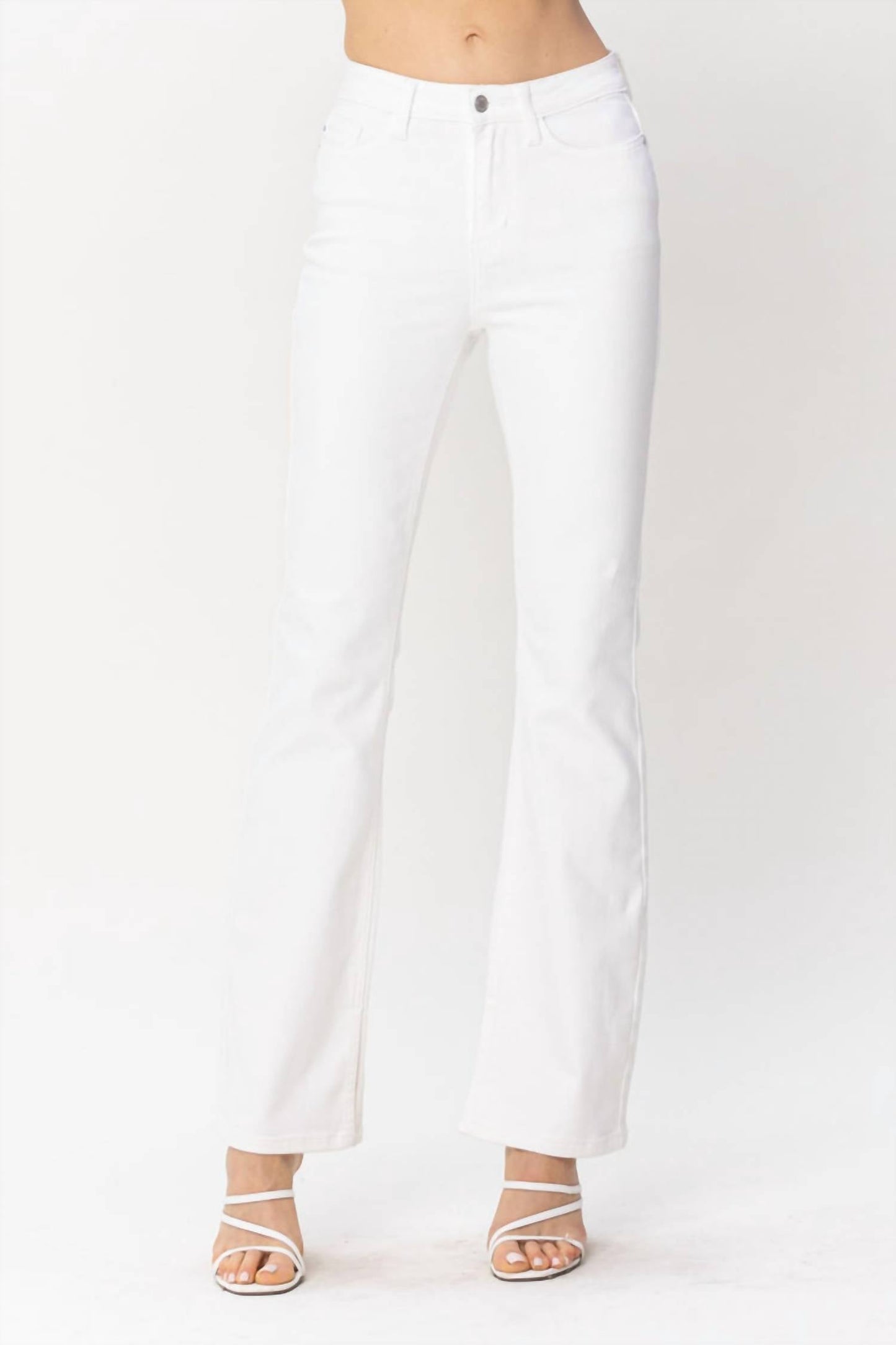 Judy Blue - Mid-Rise Denim Hem Slit Bootcut Jean