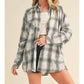 Aemi + Co - Laura Plaid Washed Flannel Button Up Shirt