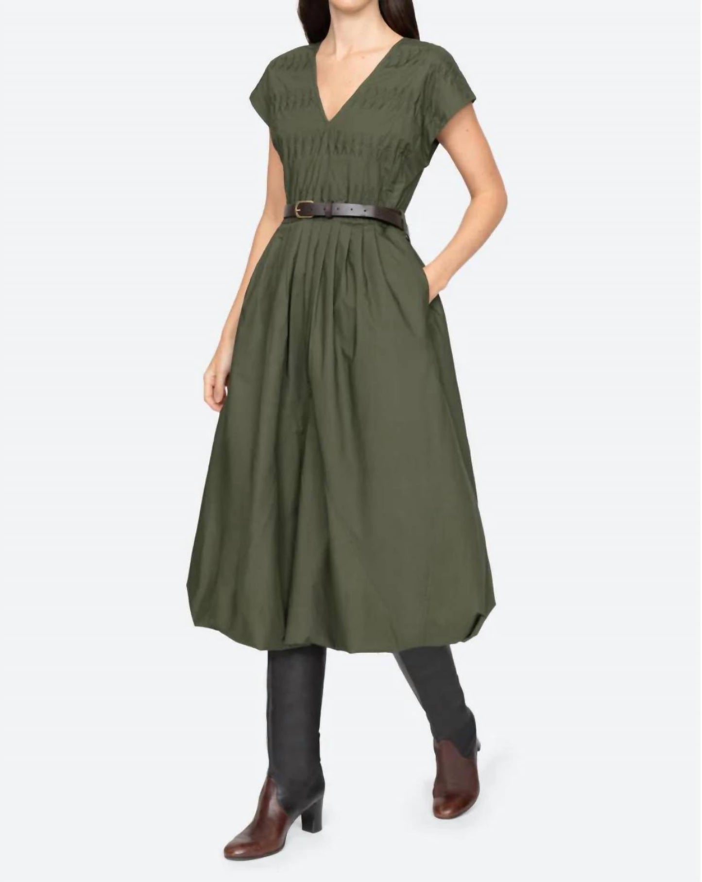 Sea - Sullivan Belted Bubble Dress