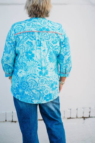 Fdj - Top Floral Bicolor