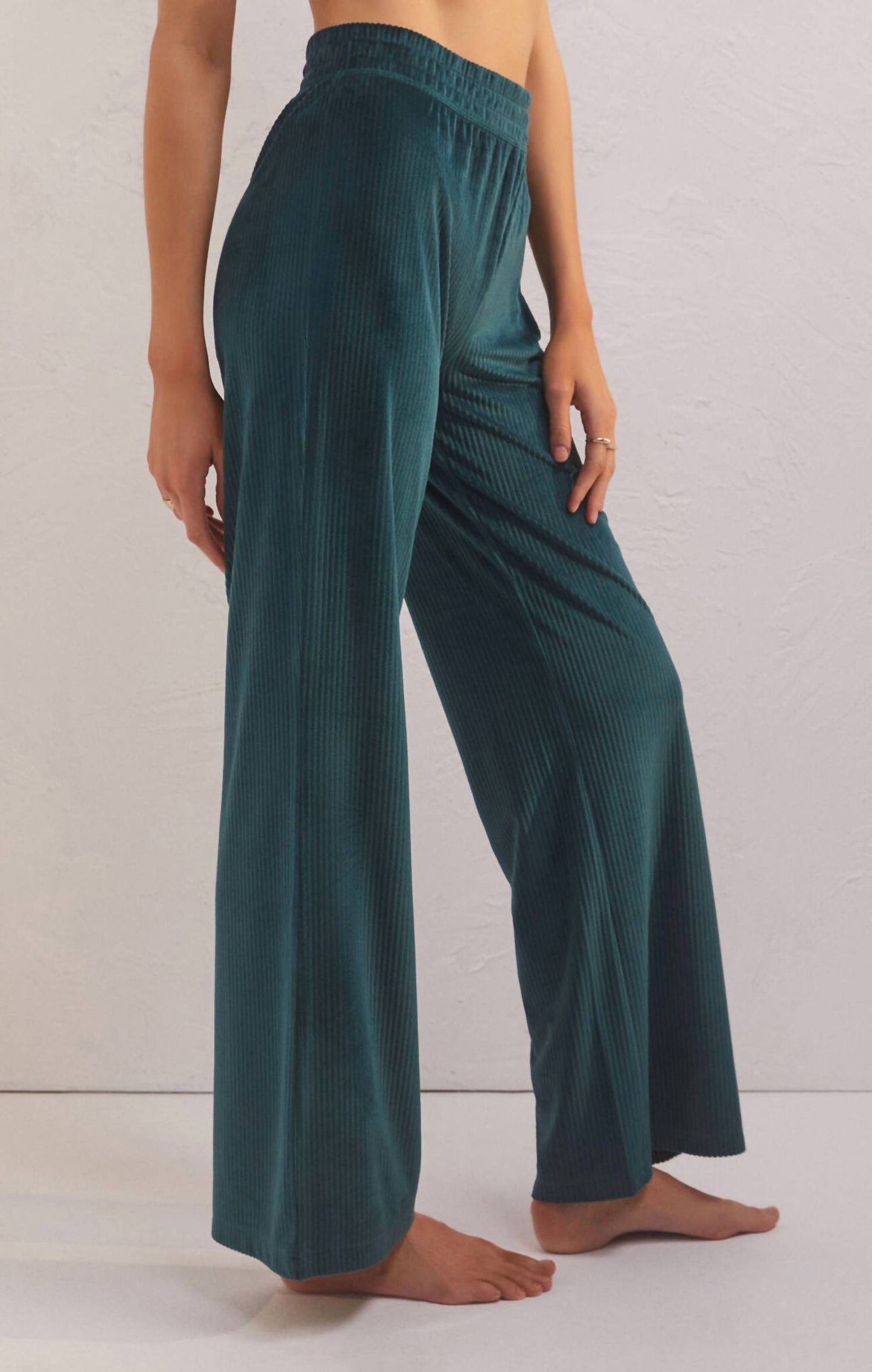 Z Supply - Flare Up Velour Pant