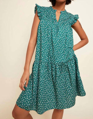 Nation Ltd - Vestido curto com babados e linha A Jasmine