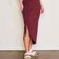 Sundry - Shirred Midi Skirt