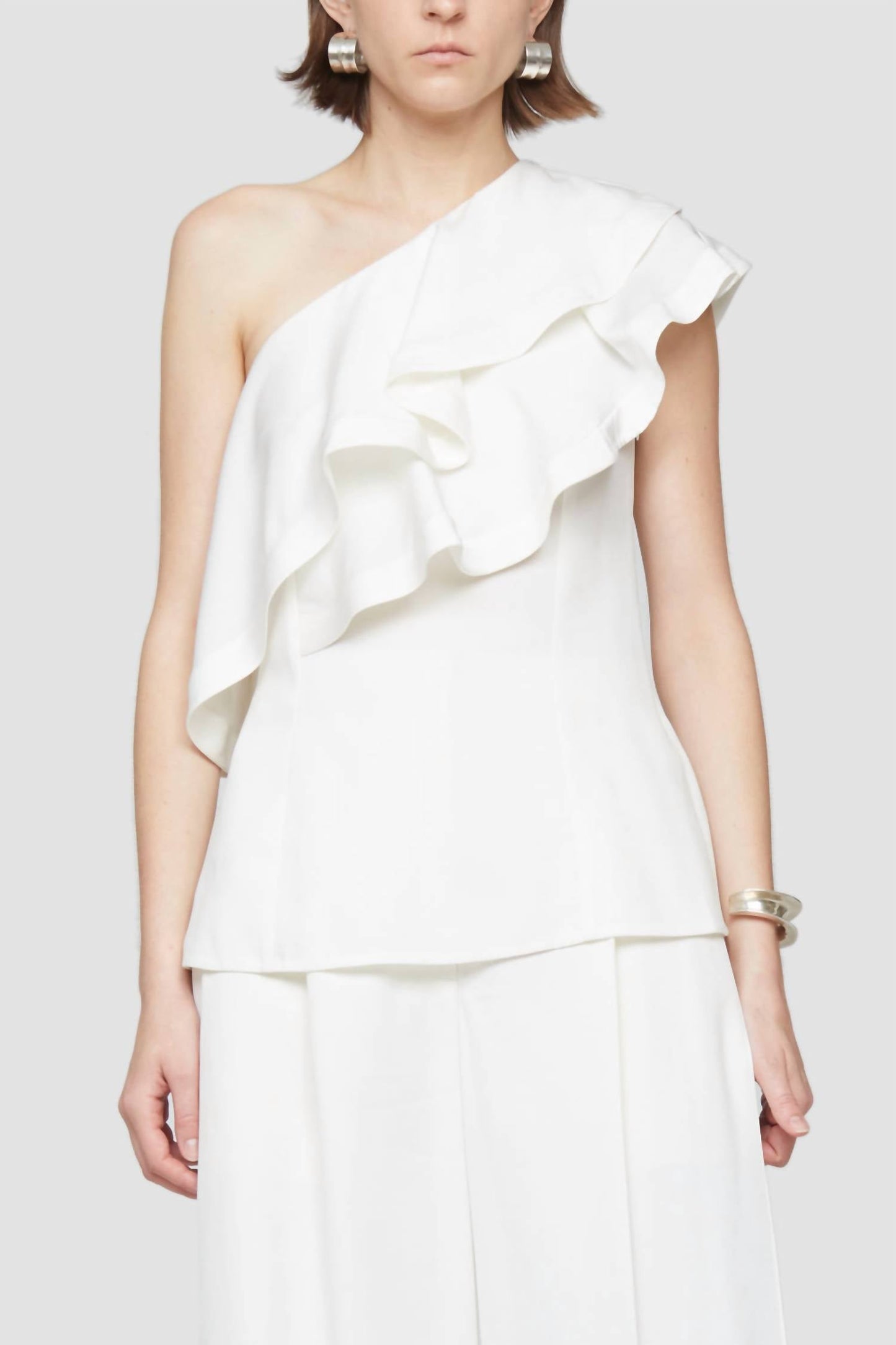 3.1 Phillip Lim - Ruffled One Shoulder Top