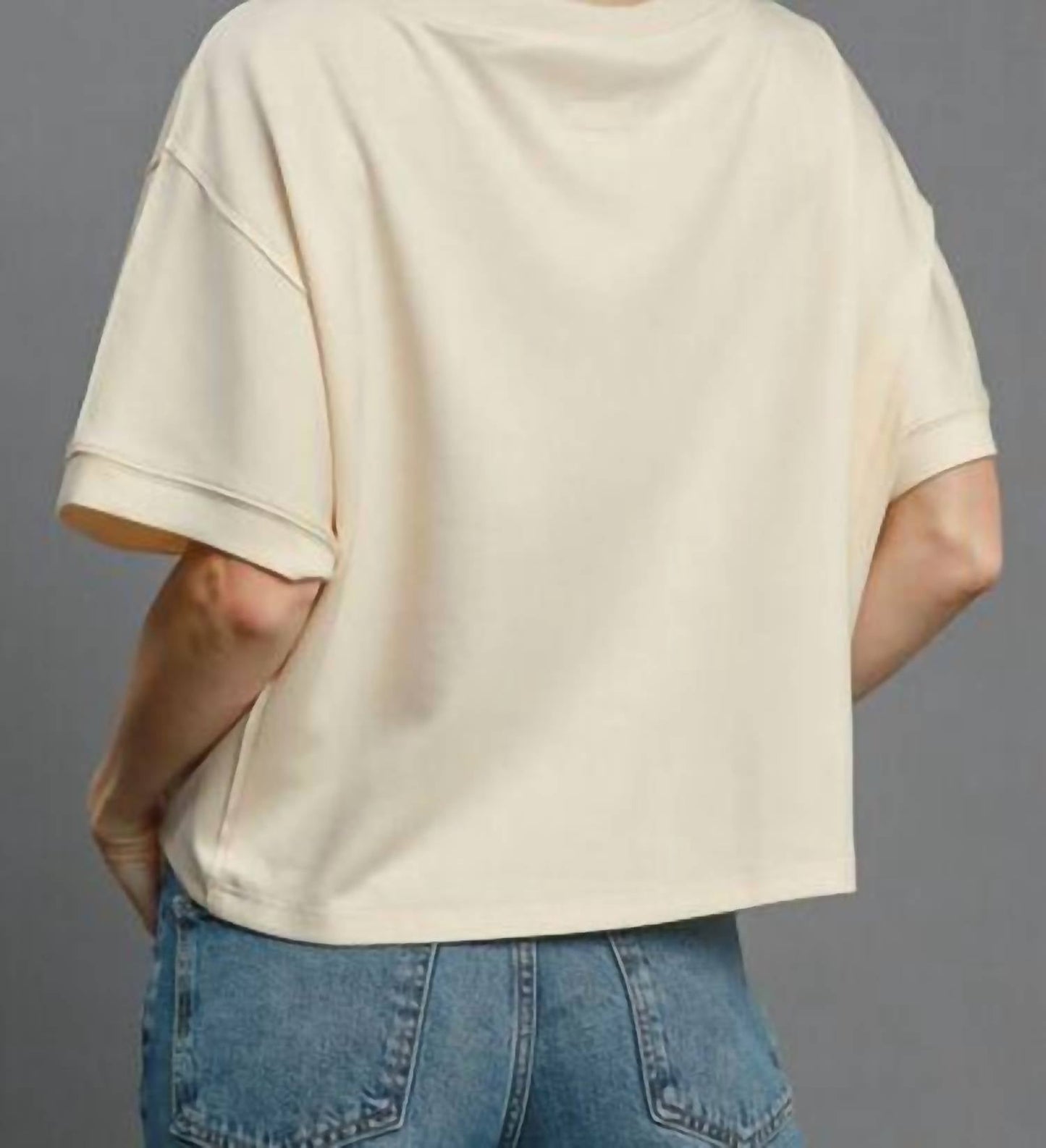 Trendsi - Umgee Full Size Lightweight Cropped Sweatshirt Plus Size