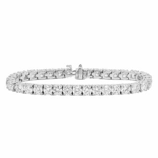 Diana M Jewels - Pulseira de tênis feminina com diamantes 14k