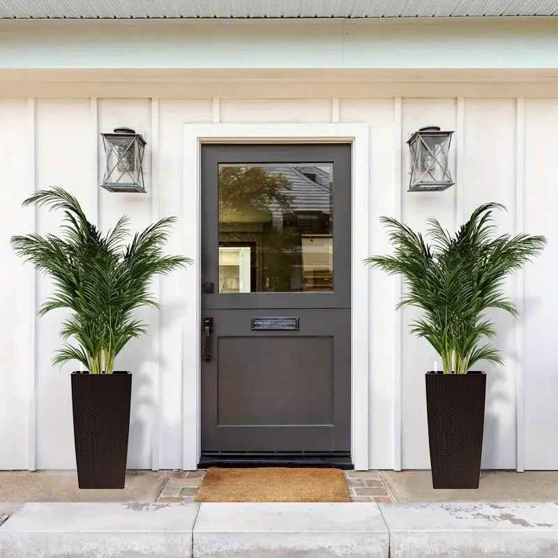 30 in Tall Large Flower Pot Planter with Self-Watering Drainage Holes