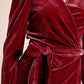 Molly Bracken - Asymmetrical Velvet Dress