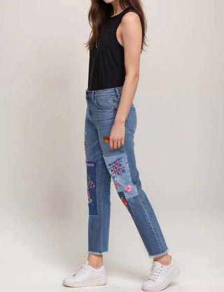 Johnny Was - Calça Jeans Curta Reta