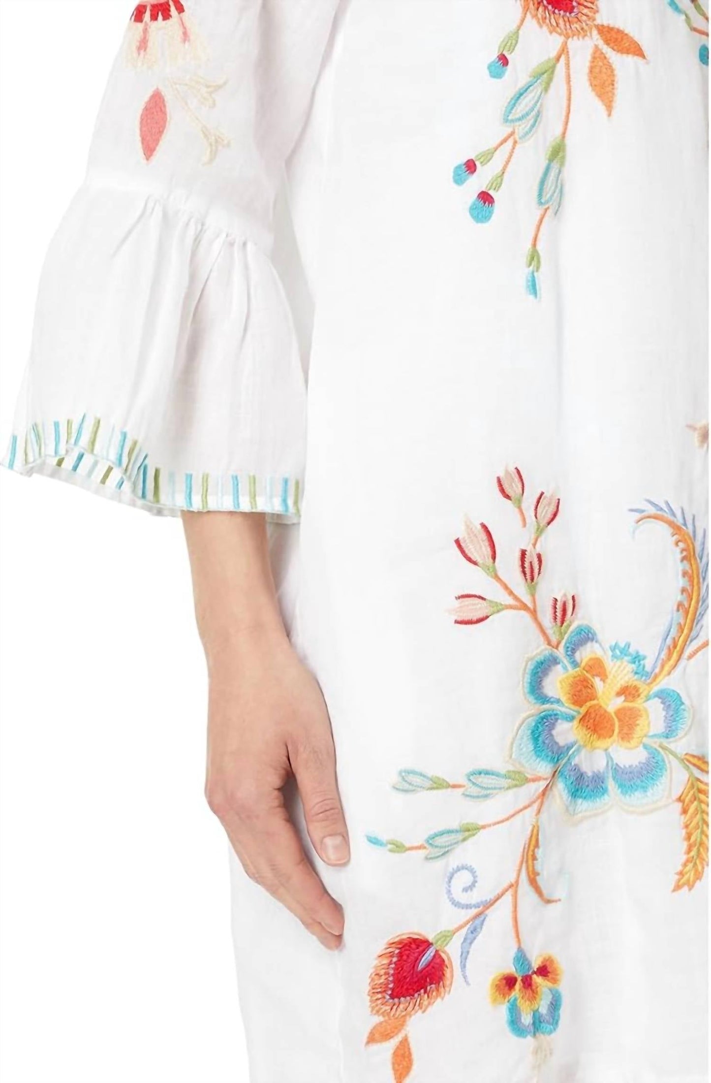 Johnny Was - Joele Ruffle Sleeve Dress