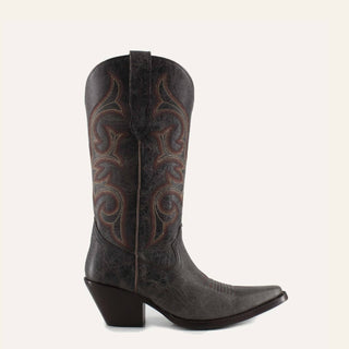 Buck &amp; Brana - Botas de vaqueira de couro fino Tessa