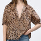 Dear John Denim - Button Down Leopard Top
