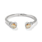 Brighton - Women's Meridian Aurora Petite Hinge Bangle