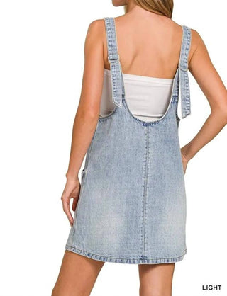 Trendsi - Vestido curto jeans Zenana