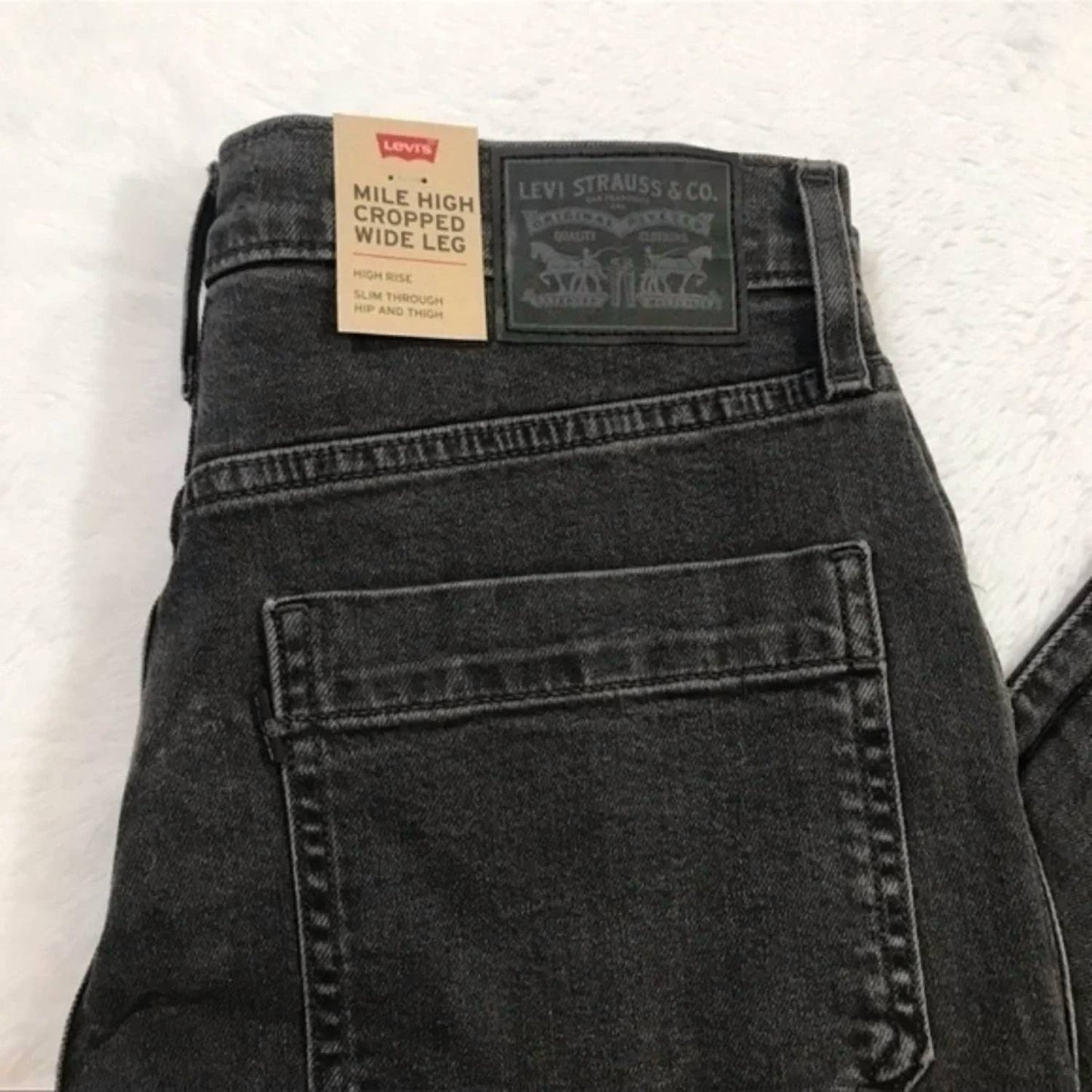Levi'S - Mile High Cropped Wide Leg Jeans