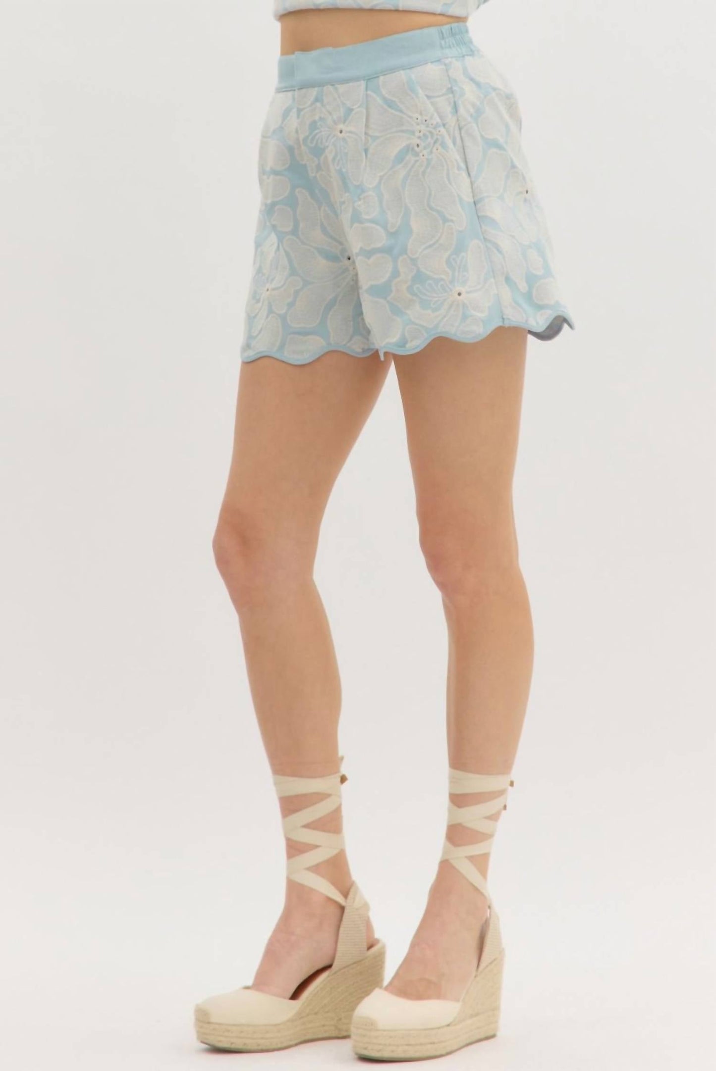Entro - Emma Embroidered Summer Short